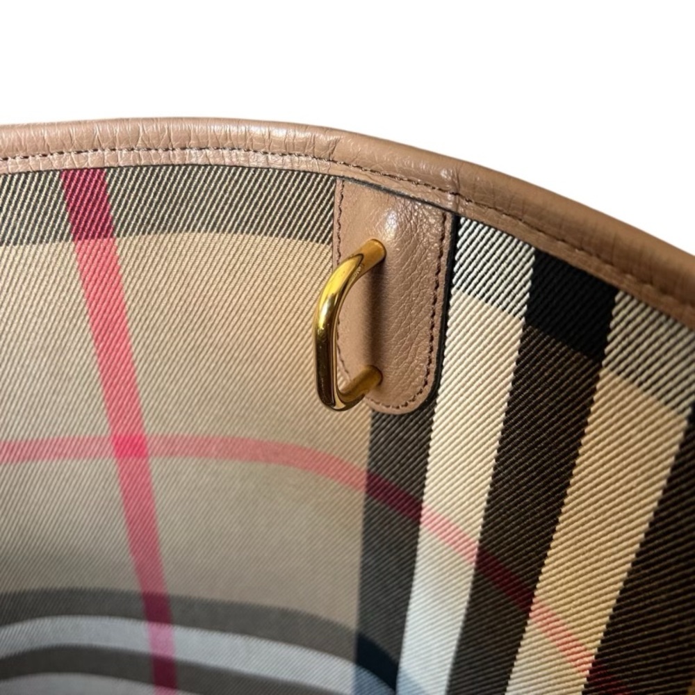 Burberry Tan Honeybrook Derby Medium Tote - Picture 10 of 14